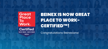 Beinex is Now Great Place to Work-Certified™!