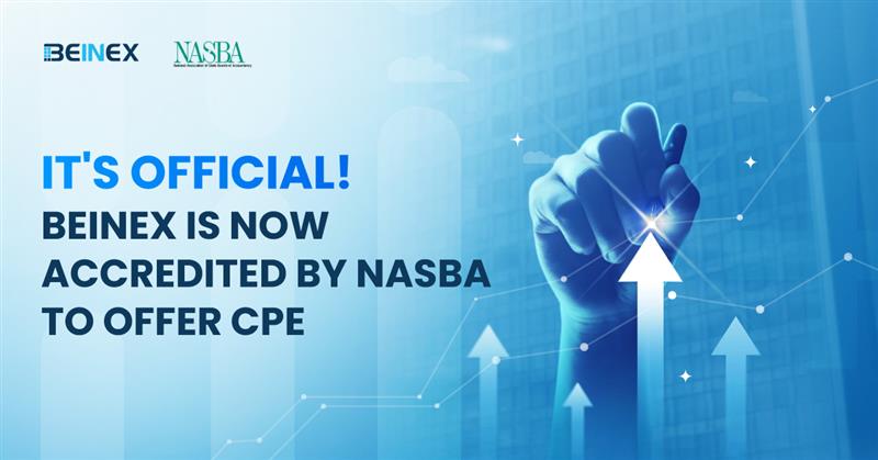 BEINEX IS NOW OFFICIALLY ACCREDITED BY NASBA