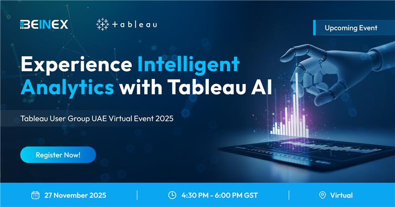 Tableau User Group Virtual Event 2025 is Here:  Get to Know How AI Redefines Analytics and Visualization